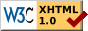 Click button to validate this page as XHTML 1.0 compliant